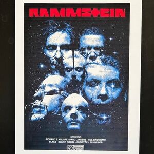 Unframed Retro Concert Print 8.5 x 11"